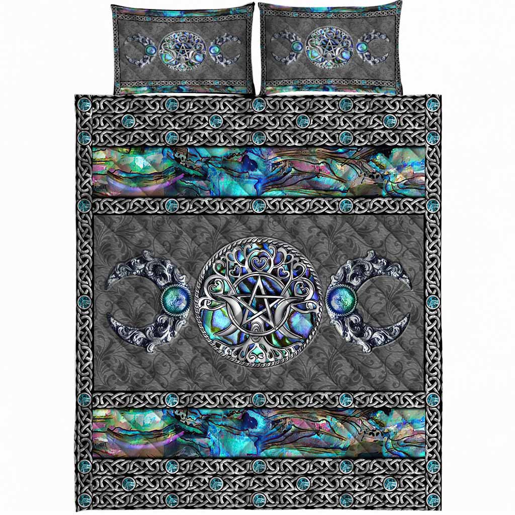 Mystery Spirit Triple Moon Witch quilt bedding set 2 Mystery Spirit Triple Moon Witch quilt bedding set 5