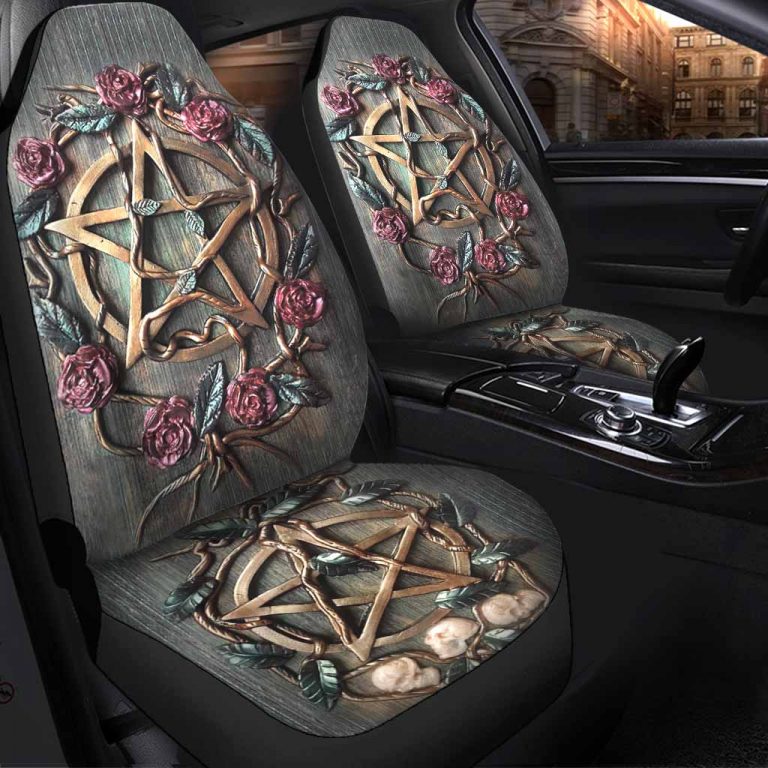 Mystical Witch 3D Front Car Seat Cover 2