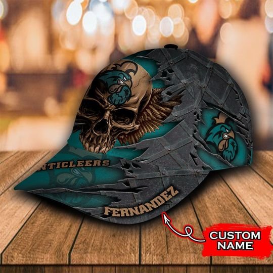 NCAA3 Castal Carolina Chanticleers Skull Custom name cap2