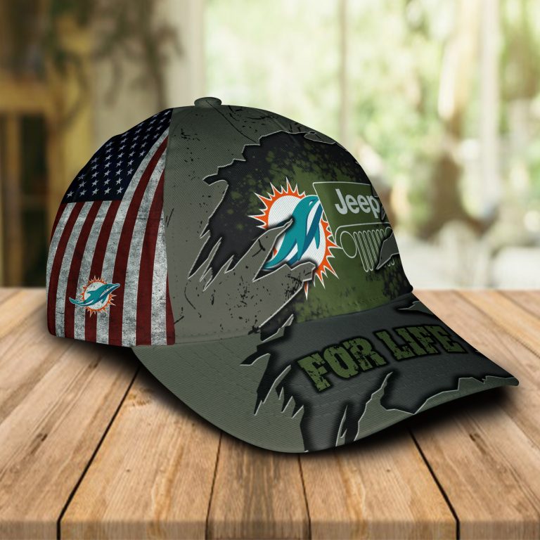 NEW For life Jeep Miami Dolphins Cap 1