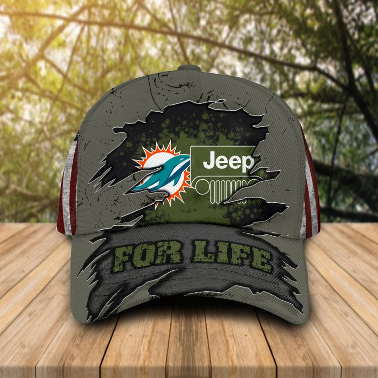 NEW For life Jeep Miami Dolphins Cap 2