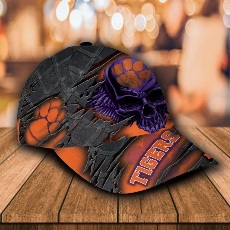NEW Skull Clemson Tigers custom Personalized cap 4