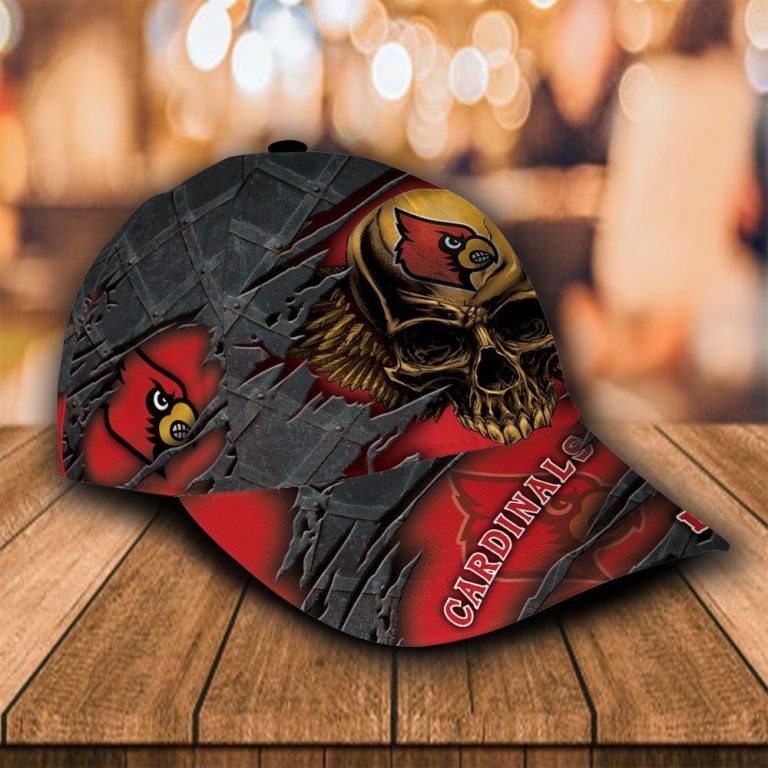 NEW Skull Louisville Cardinals custom Personalized cap 4