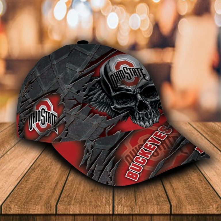NEW Skull Ohio State Buckeyes custom Personalized cap 4