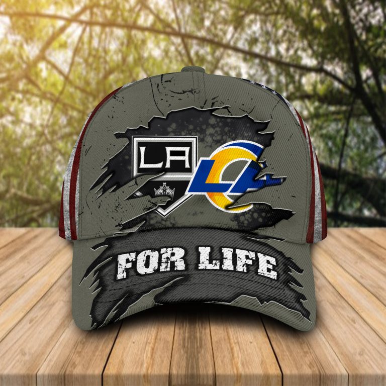 NEW For Life Los Angeles Kings Los Angeles Rams Cap (1) NEW for life Los Angeles Kings Los Angeles Rams Cap 1
