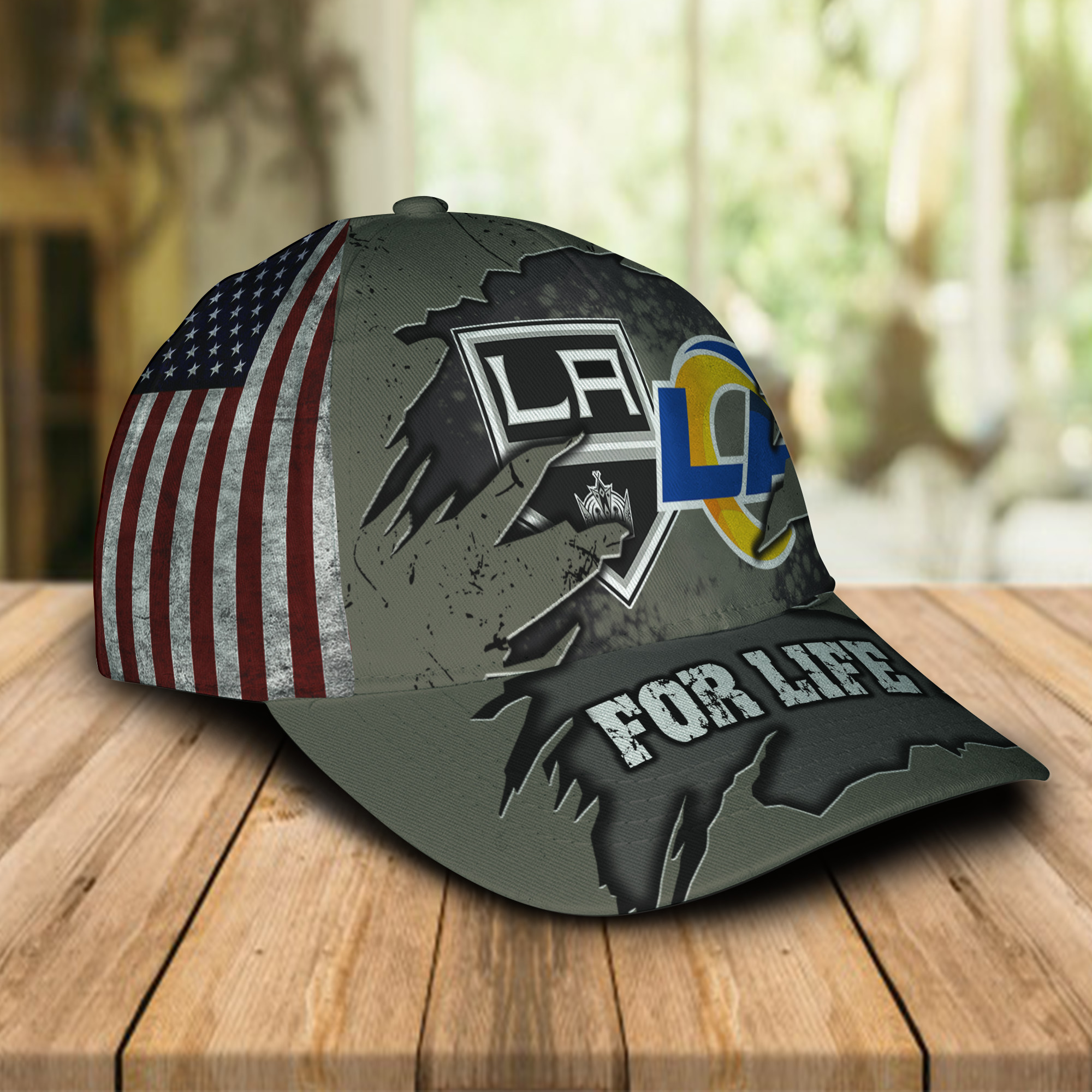 NEW for life Los Angeles Kings Los Angeles Rams Cap 4 NEW for life Los Angeles Kings Los Angeles Rams Cap 4
