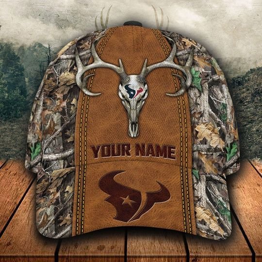 NFL Houston Texans Cap Hunting Custom name cap