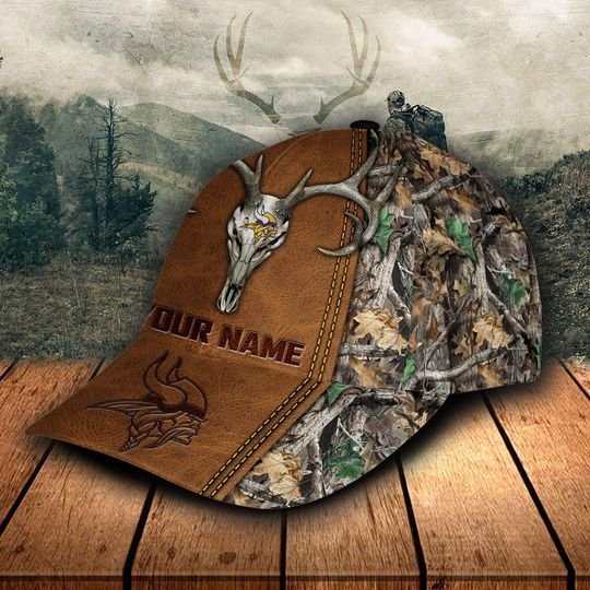 NFL Minnesota Vikings Cap Hunting Custom name cap2