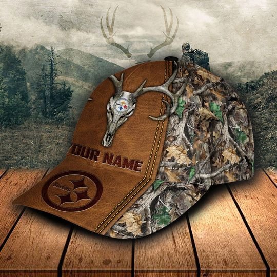 NFL Pittsburgh Steelers Cap Hunting Custom name cap2