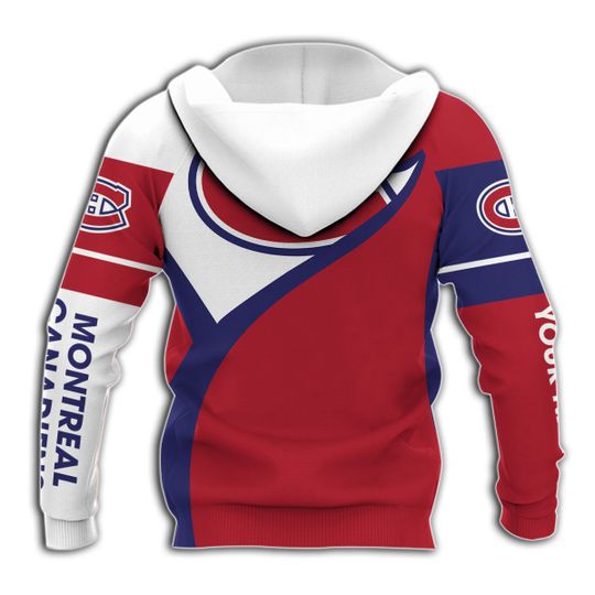 NHL Montreal Canadiens Custom Name All Over Printed Shirt Hoodie Sweatshirt1