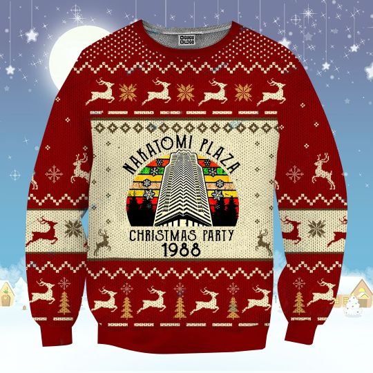 Nakatomi plaza christmas party 1988 sweater sweatshirt 1