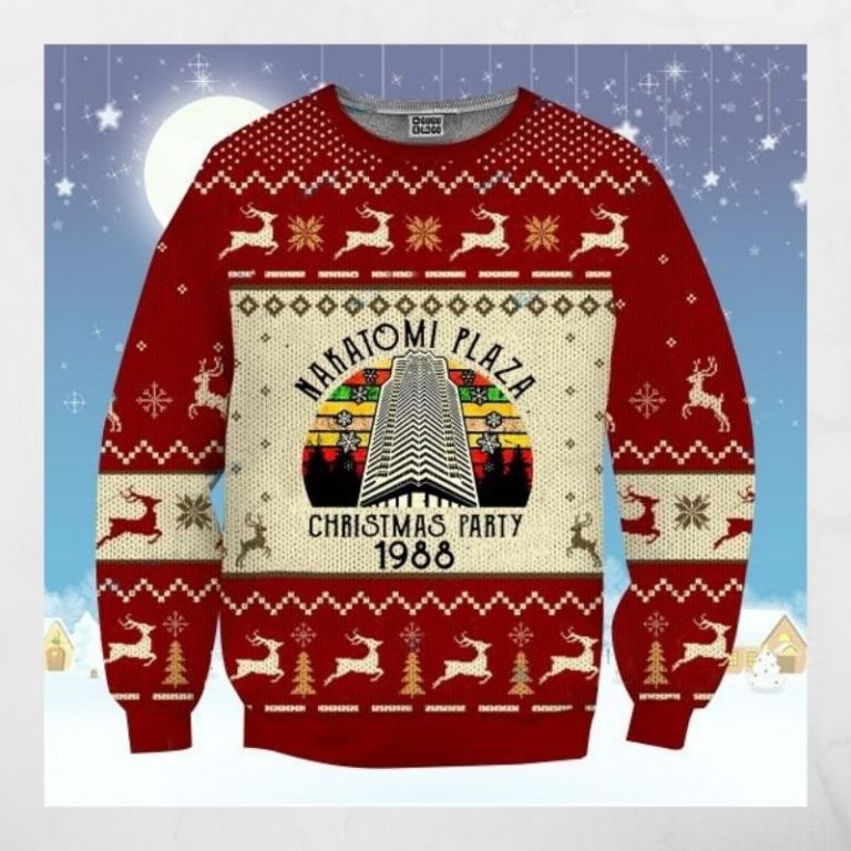 Nakatomi plaza christmas party 1988 sweater, sweatshirt 2 Nakatomi plaza christmas party 1988 sweater sweatshirt 2