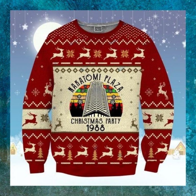 Nakatomi plaza christmas party 1988 sweater, sweatshirt 3 Nakatomi plaza christmas party 1988 sweater sweatshirt 3