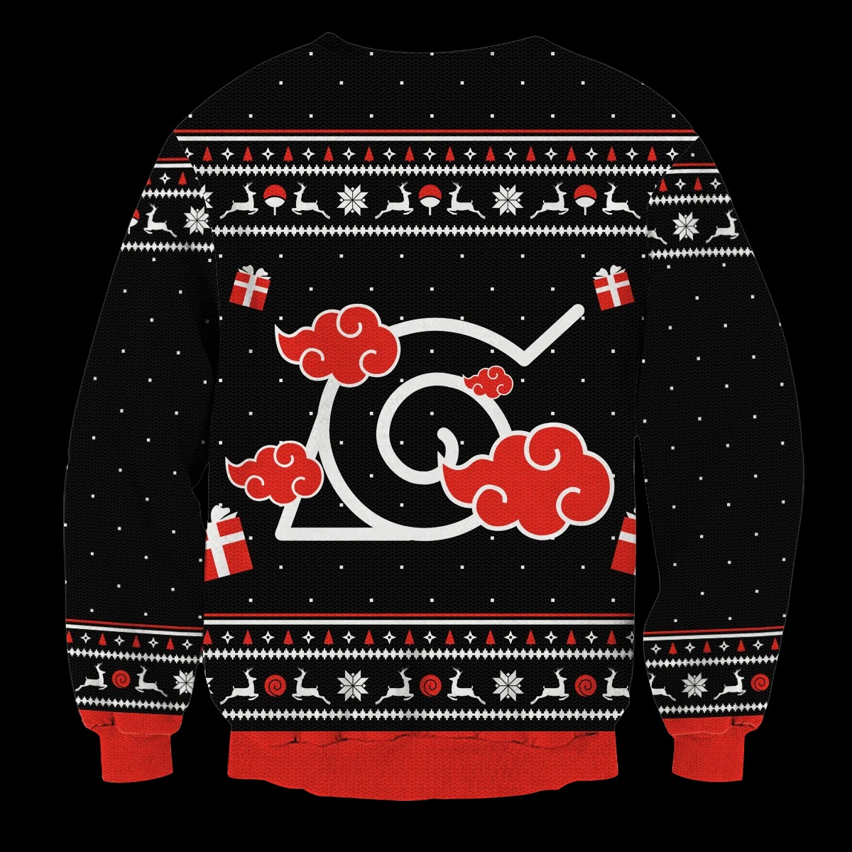 Naruto Sasuke Akatsuki Konoha Christmas gift sweater, sweatshirt 4 Naruto Sasuke Akatsuki Konoha Christmas gift sweater sweatshirt 1