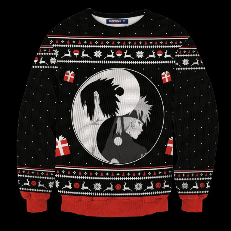Naruto Sasuke Akatsuki Konoha Christmas gift sweater, sweatshirt 3 Naruto Sasuke Akatsuki Konoha Christmas gift sweater sweatshirt 3