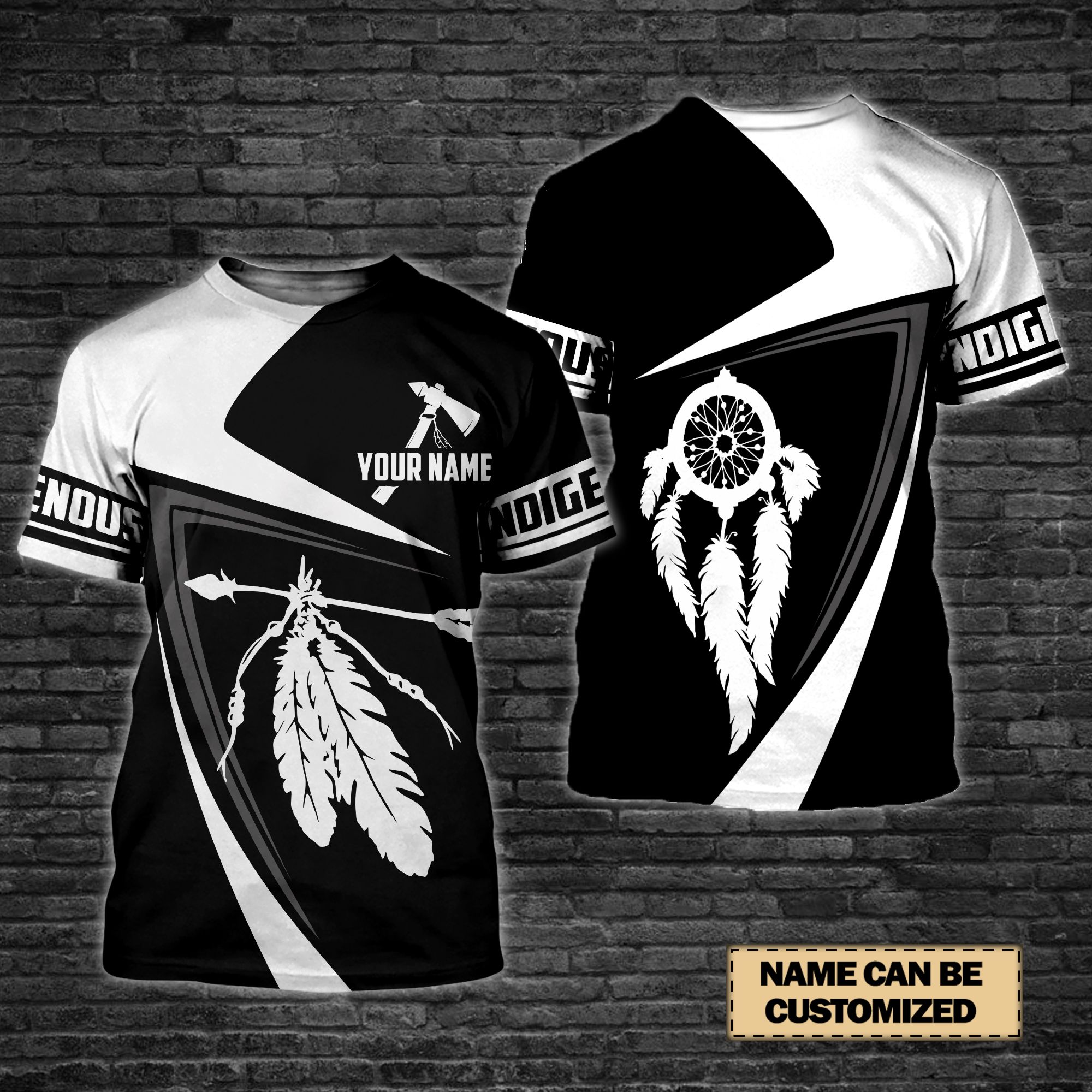 Native Indigenous custom personalized 3d shirt 1 Native Indigenous custom personalized 3d shirt