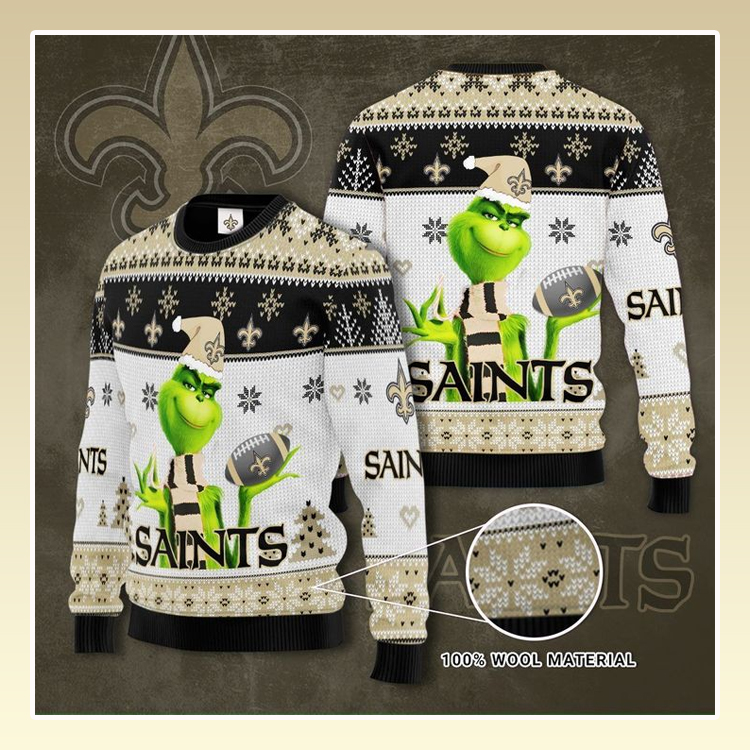 New Orleans Saints Christmas Sweater1