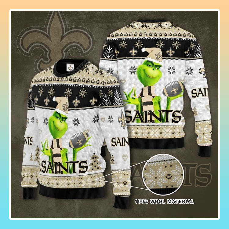 Grinch New Orleans Saints Christmas Sweater 3 New Orleans Saints Christmas Sweater3