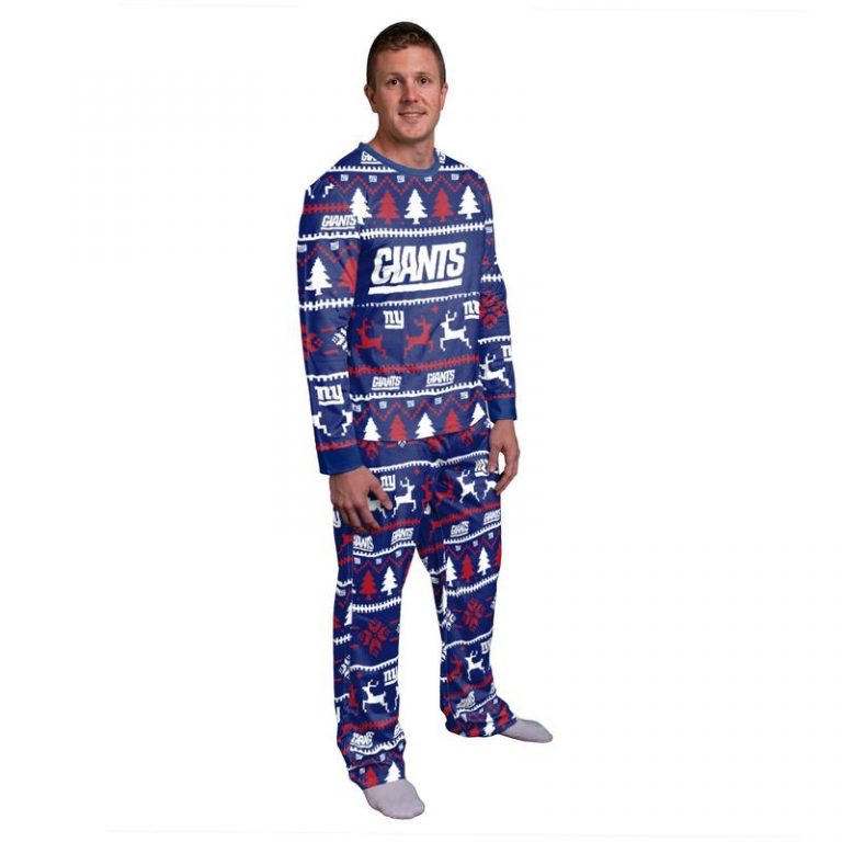 New York Giants NFL pajamas set