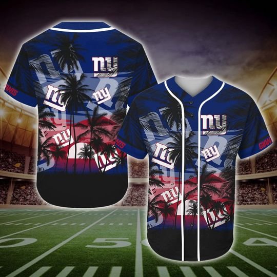 New York Giants Tropical Baseball Jersey 2 New York Giants Tropical Baseball Jersey1