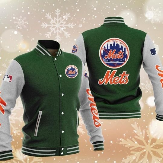New York Mets Varsity Baseball Jacket5