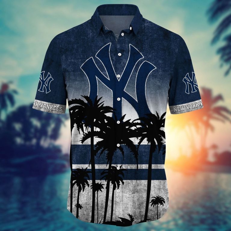 New York Yankees tropical hawaiian shirt 3
