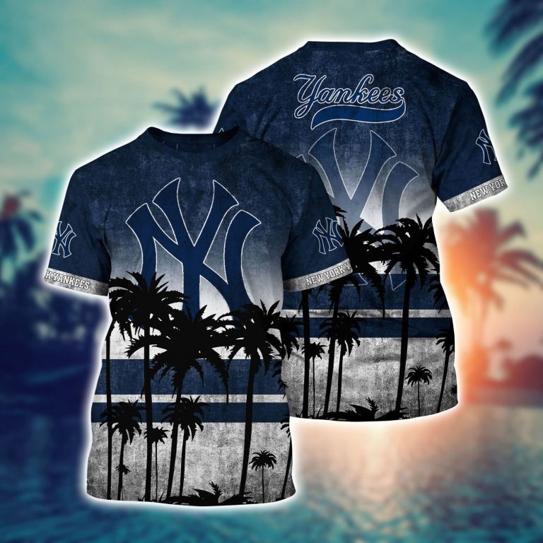 New York Yankees tropical hawaiian shirt 4
