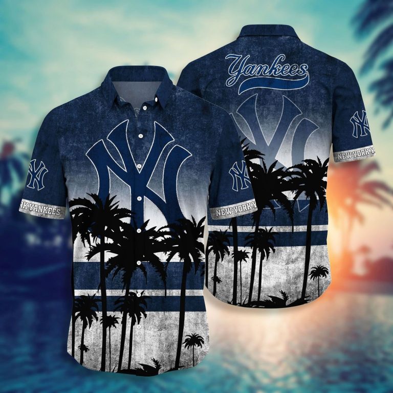 New York Yankees tropical hawaiian shirt 5
