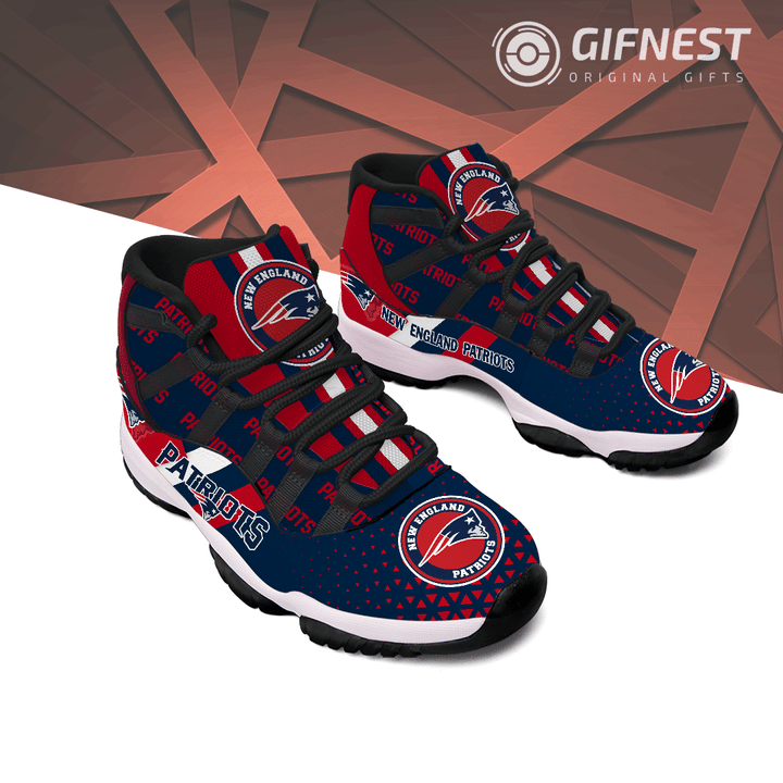 New england patriots air jordan 11 sneaker shoes 3 New england patriots air jordan 11 sneaker shoes2