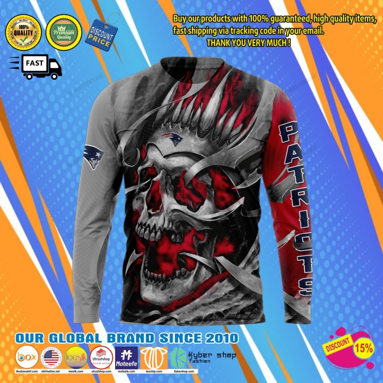 New england patriots skull jersey hoodie8
