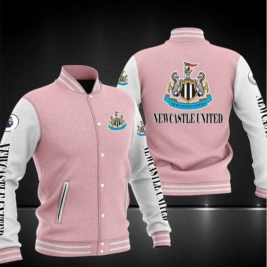 Newcastle United FC Varsity Baseball Jacket 3 Newcastle United FC Varsity Baseball Jacket3