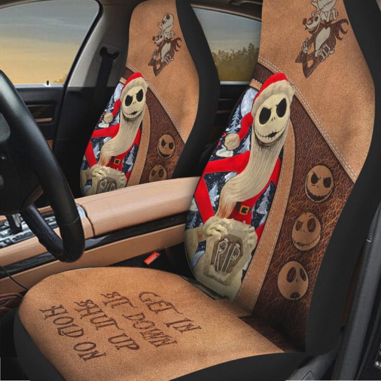 Nightmare Jack Skellington Santa Claus Car Seat Cover 2