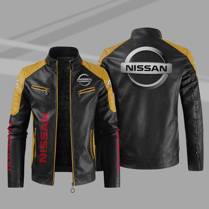 Nissan Block Leather Jacket1