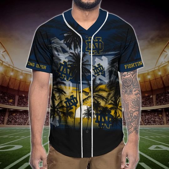 Notre dame fighting irish tropical baseball jersey 4 Notre dame fighting irish tropical baseball jersey3
