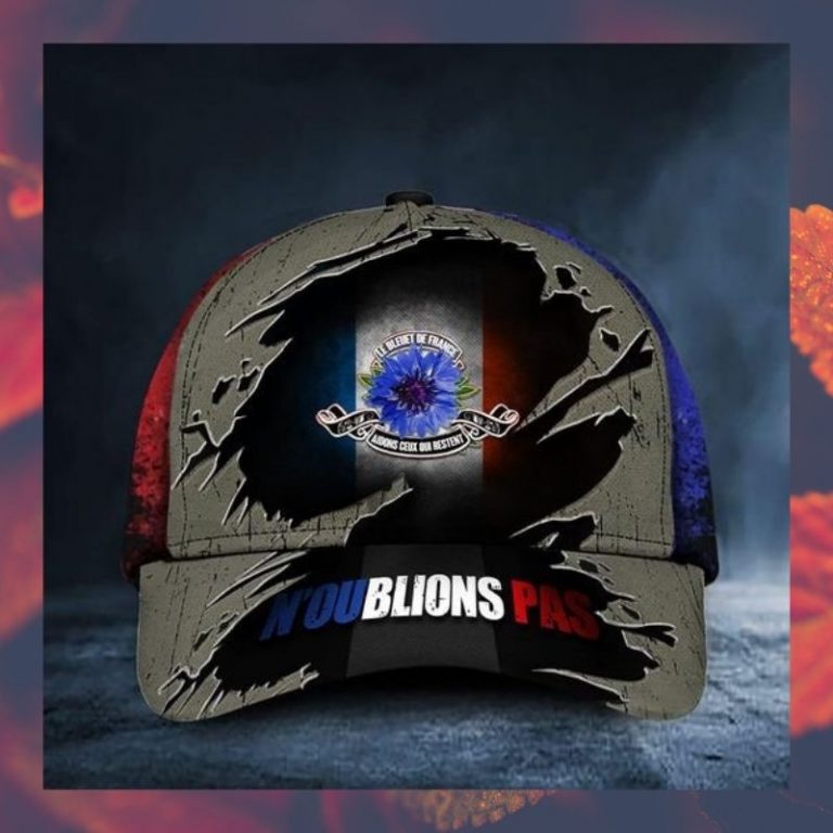 Noublions Pas France Flag cap hat 2