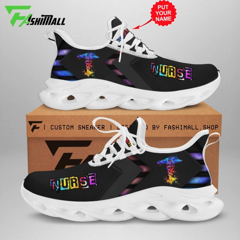 Nurse rainbow hologram custom name max soul shoes 1