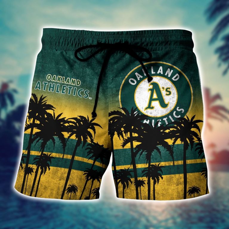 Oakland Athletics tropical hawaiian shirt 1