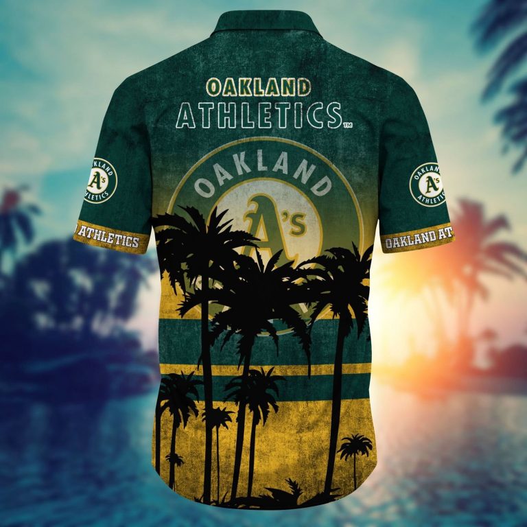 Oakland Athletics tropical hawaiian shirt 2