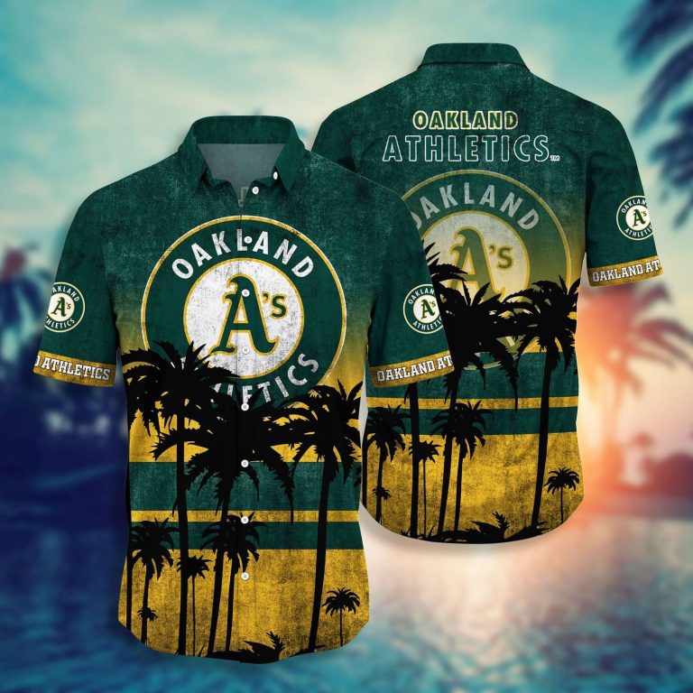 Oakland Athletics tropical hawaiian shirt 5