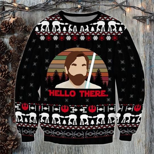Obi Wan Kenobi Hello there 3d sweatshirt1