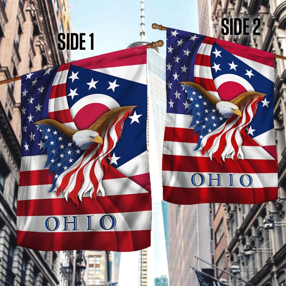 Ohio Eagle American Flag 3 Ohio Eagle American Flag 2
