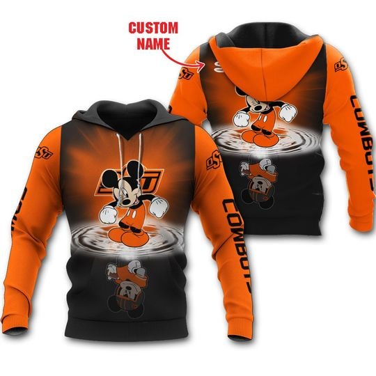 Oklahoma State Cowboys Mickey Custom name Sweatshirt Sweater