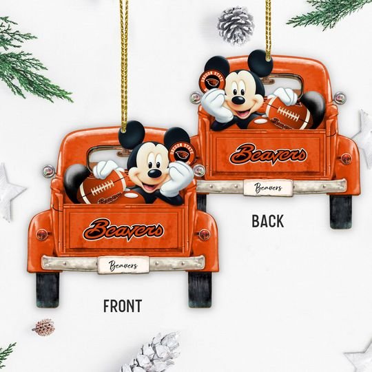 Mickey Mouse Oregon State Beavers NCAA2 Wooden Ornament 3 Oregon State Beavers NCAA2 Wooden Ornament3