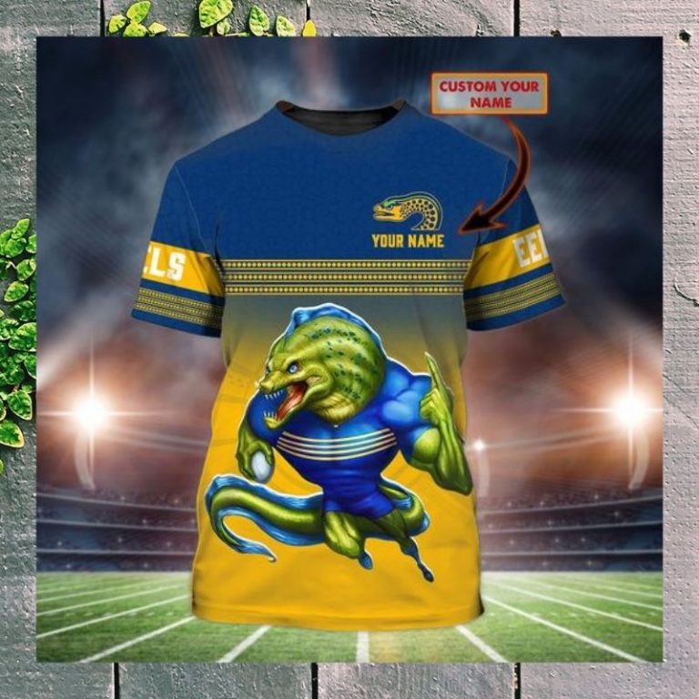 Parramatta Eels custom personalized 3d t shirt 3