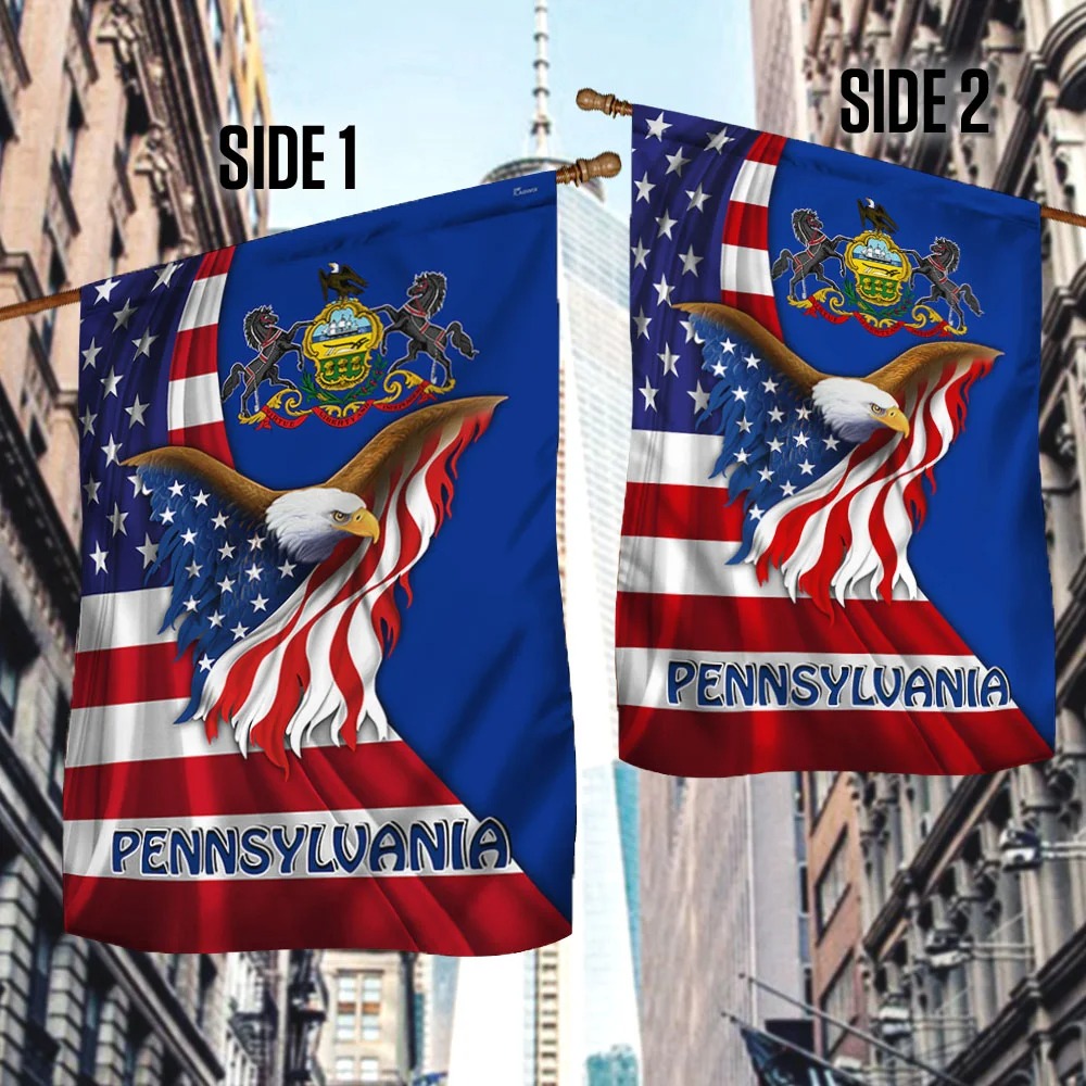 Pennsylvania State Coat of Arms Eagle Flag 3 Pennsylvania State Coat of Arms Eagle Flag 2