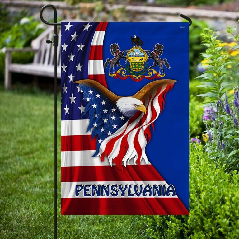 Pennsylvania State Coat of Arms Eagle Flag 4 Pennsylvania State Coat of Arms Eagle Flag 4