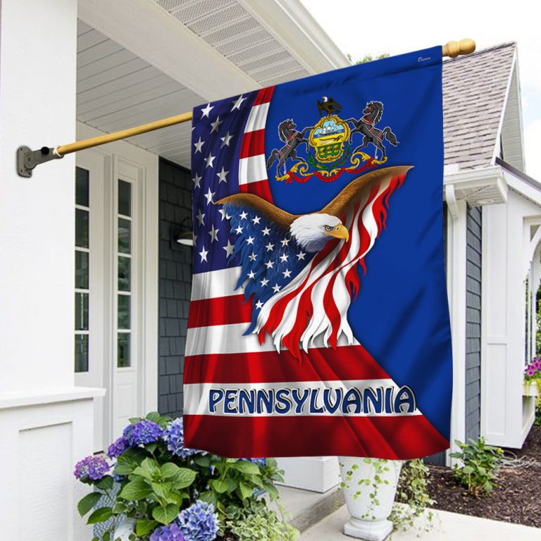 Pennsylvania State Coat of Arms Eagle Flag Pennsylvania State Coat of Arms Eagle Flag