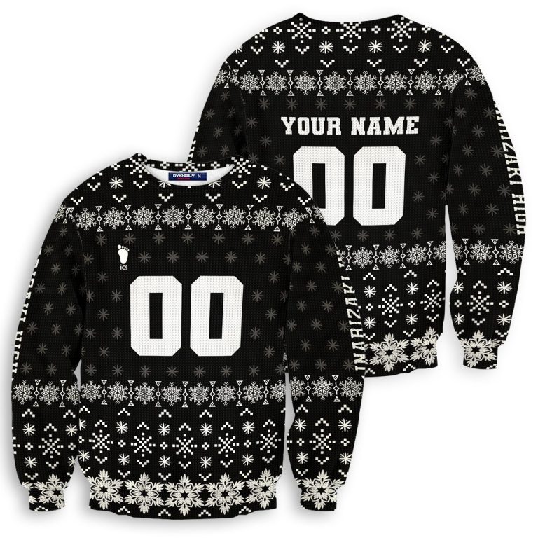 Perosonalized Inarizaki team Haikyuu custom sweater sweatshirt 1