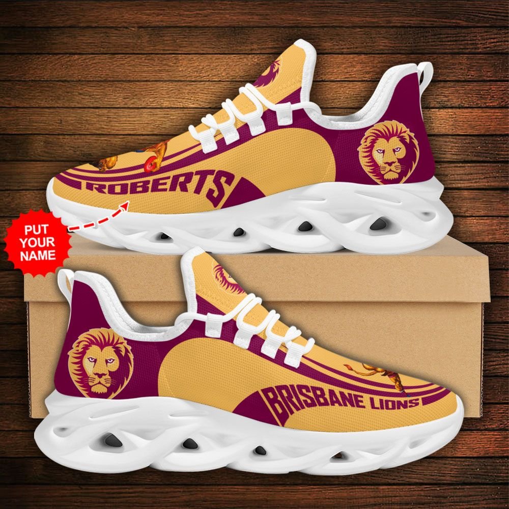Personalized Brisbane Lions clunky max soul shoes 1