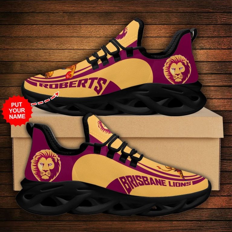 Personalized Brisbane Lions clunky max soul shoes
